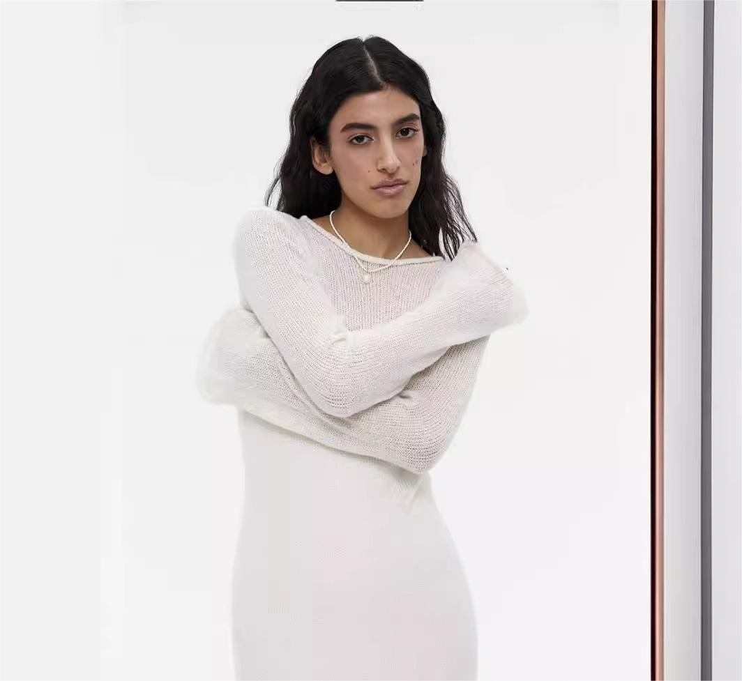 Milky White Separate Sweater